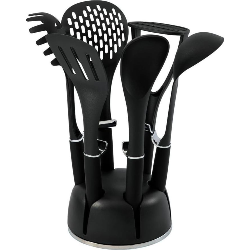 SCHÄFER 7-tlg. Küchenhelfer-Set Metallic Black