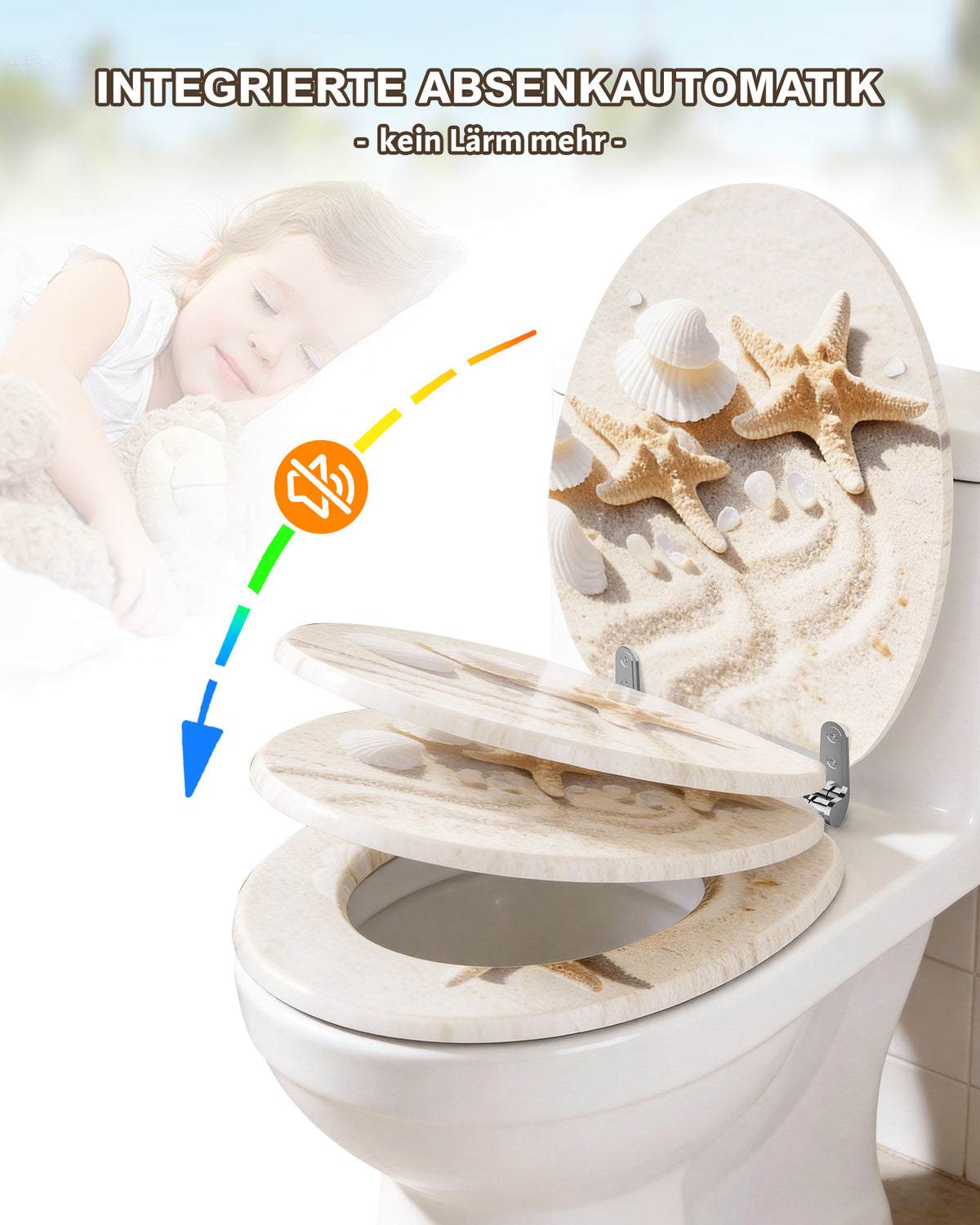 RIBELLI WC-Sitz mit Absenkautomatik – Ansicht 4