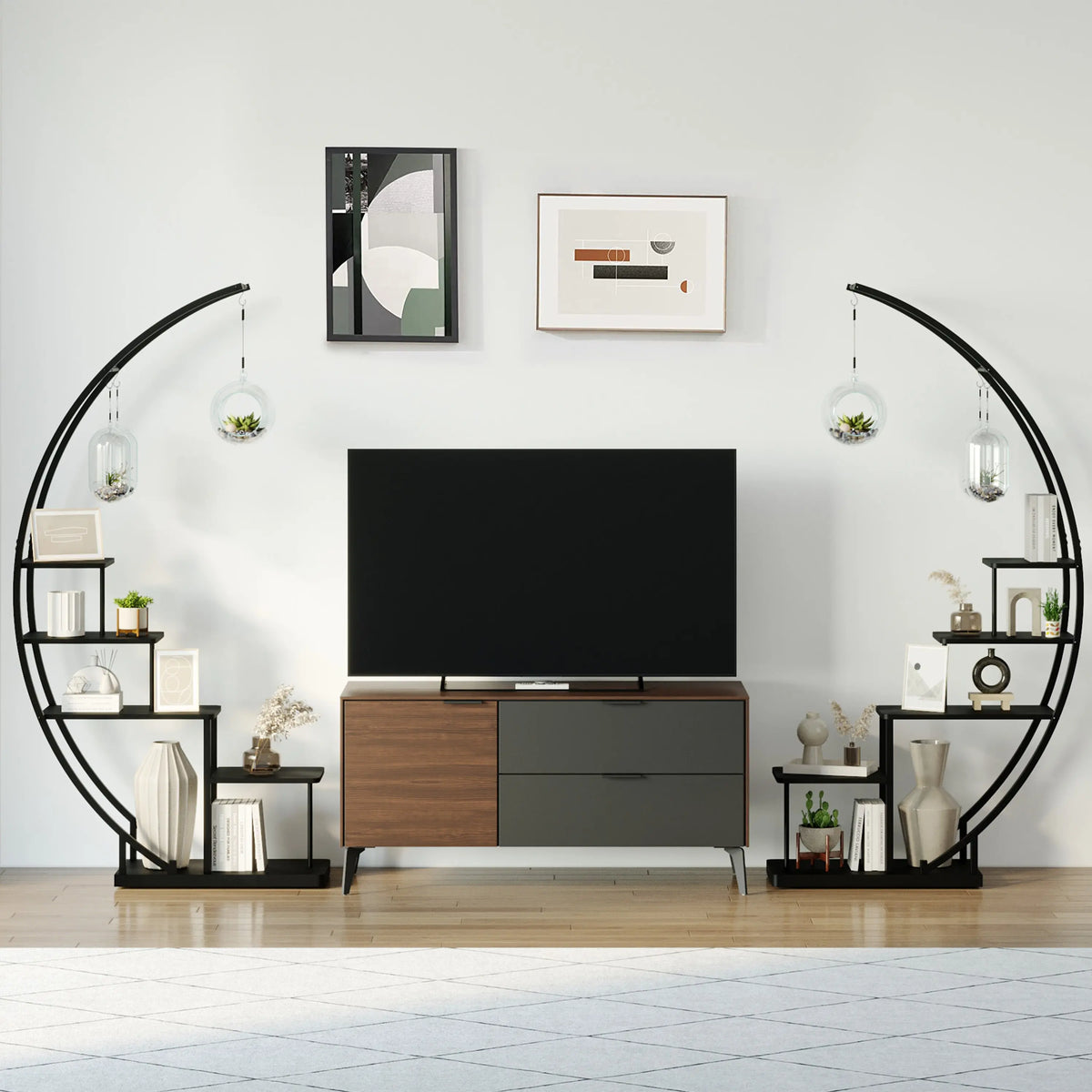 RIBELLI Pflanzenständer Metall 5 Etagen, 172 cm, Blumenregal – Ansicht 12