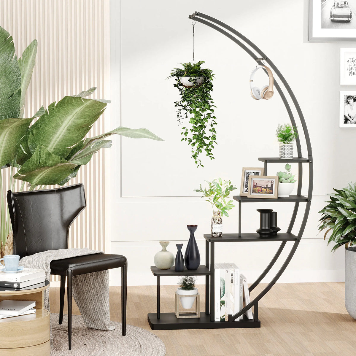 RIBELLI Pflanzenständer Metall 5 Etagen, 172 cm, Blumenregal – Ansicht 11
