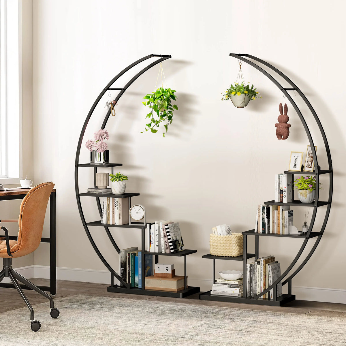 RIBELLI Pflanzenständer Metall 5 Etagen, 172 cm, Blumenregal – Ansicht 6
