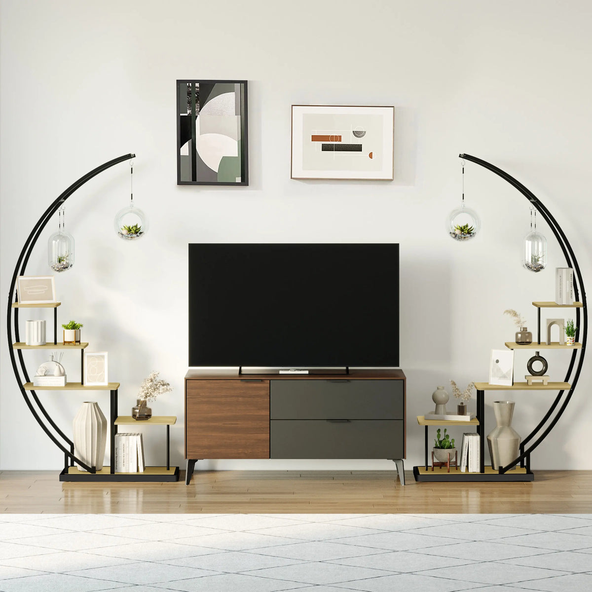 RIBELLI Pflanzenständer Metall 5 Etagen, 172 cm, Blumenregal – Ansicht 9