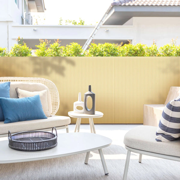 RIBELLI PVC Sichtschutzmatte Bambus für Balkon und Zaun – Ansicht 3
