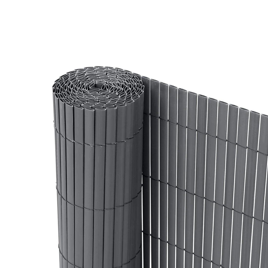 RIBELLI PVC-Sichtschutzmatte Anthrazit für das Balkongeländer