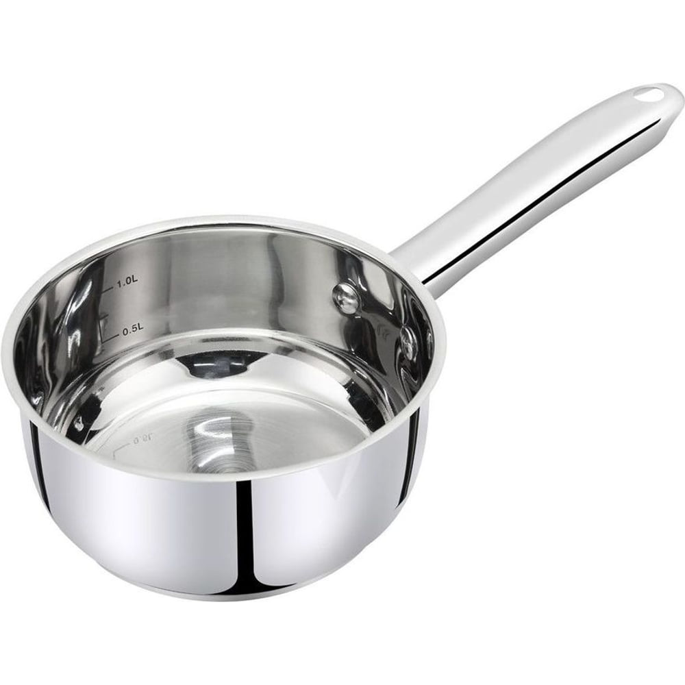 SCHÄFER Edelstahl Stieltopf Ø 16 cm Radiant Silver