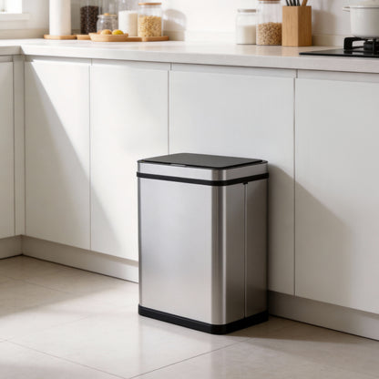 RIBELLI Edelstahl Sensor-Mülleimer – automatisches Öffnen – Ansicht 6