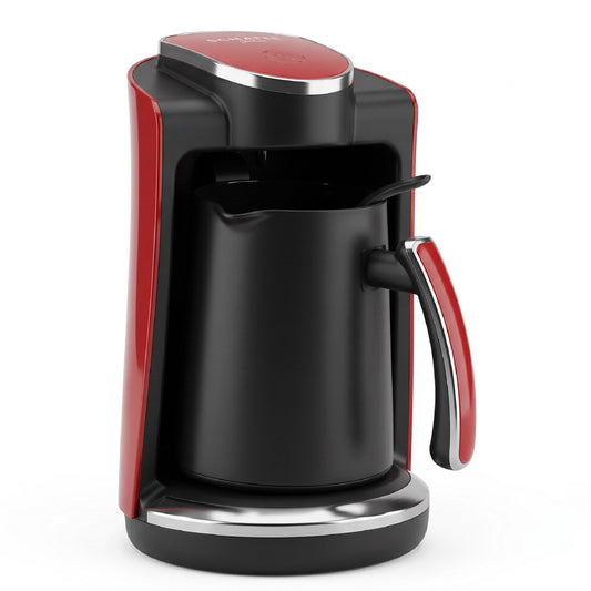 SCHÄFER Mokkakocher 250 ml Rot 400 Watt