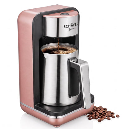 SCHÄFER Mokkakocher 250 ml Roségold 400 Watt