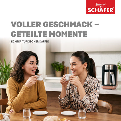 SCHÄFER Mokkakocher 250 ml Roségold 400 Watt