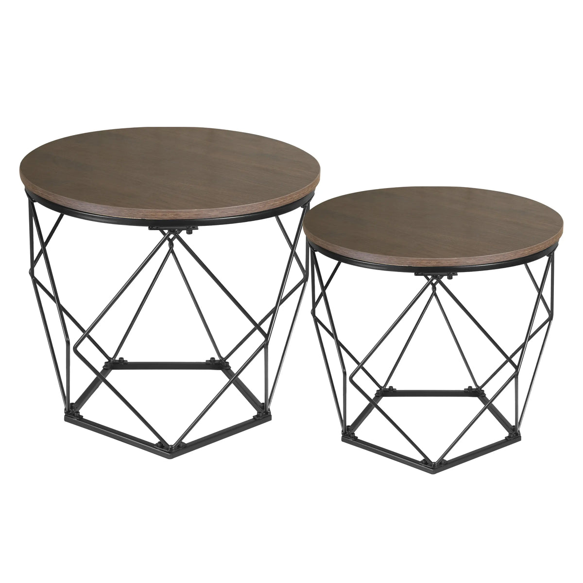 2er Set Beistelltisch Couchtisch Wohnzimmertisch Ribelli
