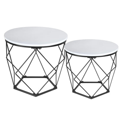 2er Set Beistelltisch Couchtisch Wohnzimmertisch Ribelli