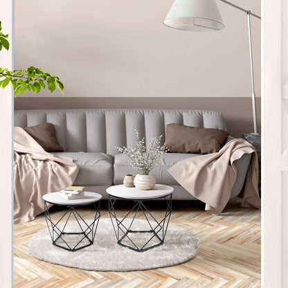 2er Set Beistelltisch Couchtisch Wohnzimmertisch Ribelli