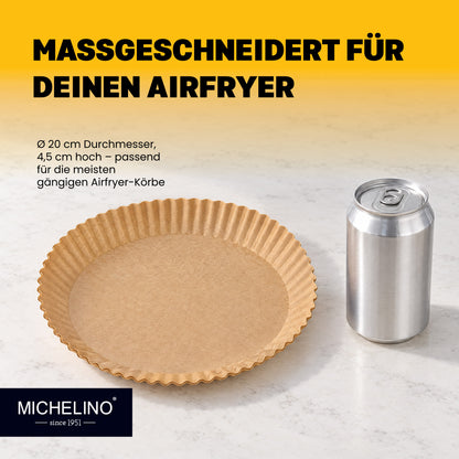 MICHELINO Airfryer Backpapier rund Ø 20 cm, 50 Stück – Ansicht 3