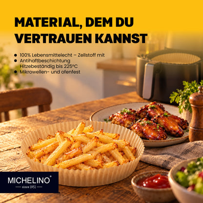 MICHELINO Airfryer Backpapier rund Ø 20 cm, 50 Stück – Ansicht 5