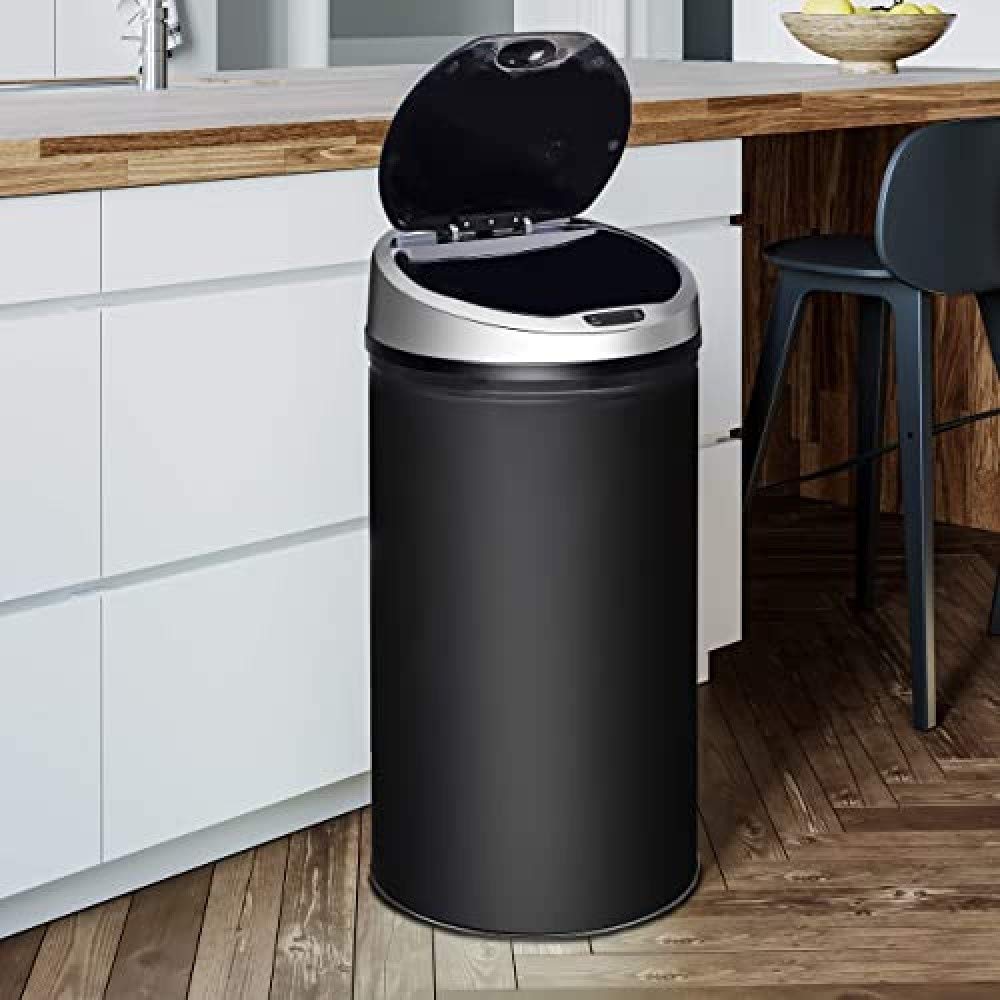 RIBELLI Mülleimer mit Sensor 30 Liter Edelstahl – Ansicht 3