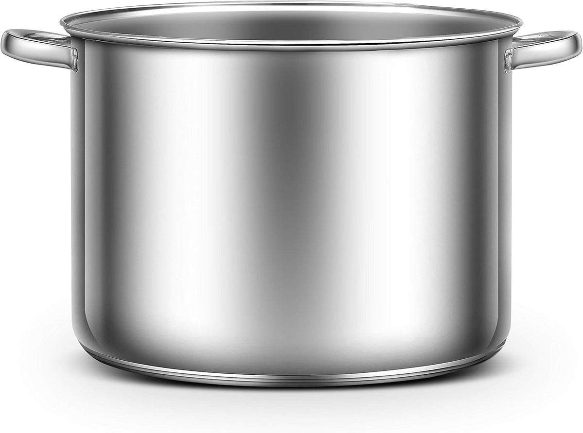 RIBELLI Kochtopf 20 Liter mit Glasdeckel, Edelstahl – Ansicht 5