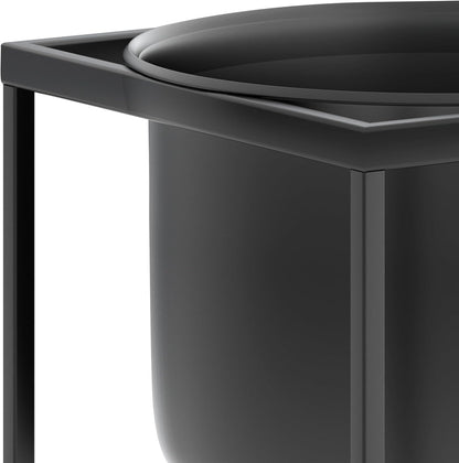 RIBELLI 2er-Set Blumentopf-Ständer mit Übertopf – Metall, eckiges Gestell – Ansicht 5