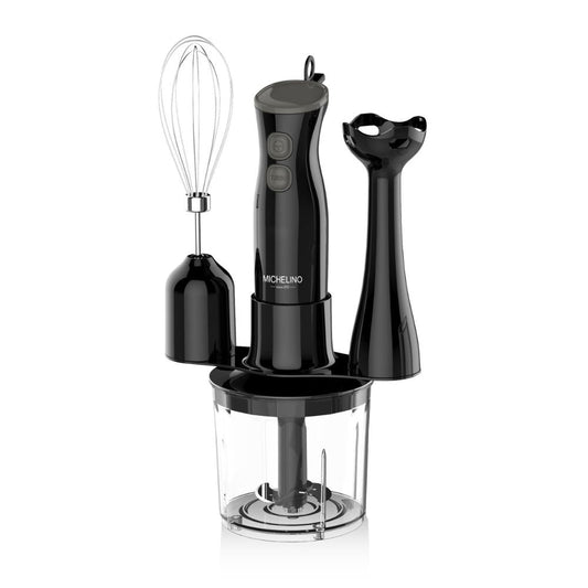 MICHELINO Stabmixer-Set 5-teilig 250 Watt Schwarz