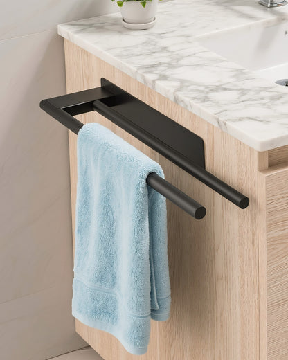 RIBELLI Handtuchhalter ohne Bohren, selbstklebend, Edelstahl, zweiarmig – Ansicht 3