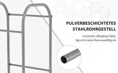 Kastenständer, für 3 Kisten, grau Ribelli