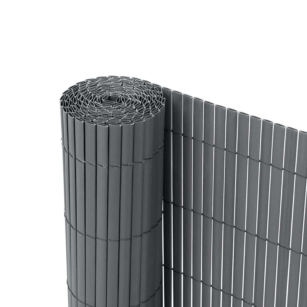 RIBELLI frangivista in PVC antracite per balcone e recinzione – vista 5