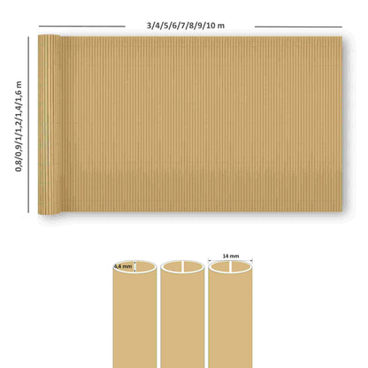 RIBELLI frangivista in PVC con rinforzo bambù, extra stabile – vista 8