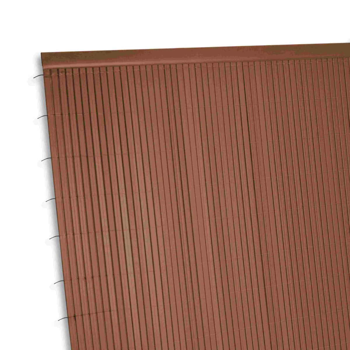RIBELLI PVC Abschlussleiste Braun für Sichtschutzmatten – Ansicht 4