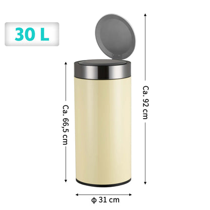 Sensor Mülleimer 30L, rund Ribelli
