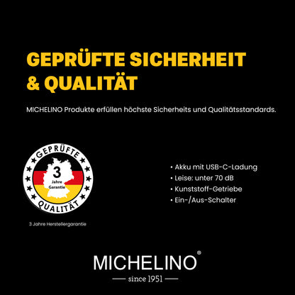 MICHELINO Elektrische Zitruspresse Tragbar – 45W, 220ml, USB-C Akku, leise & EIN/AUS-Schalter – Ansicht 6