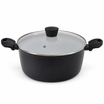 MICHELINO Bratentopf Ø 28 cm Serie Nora Sand – PFAS-frei, Keramikbeschichtung, induktionsgeeignet
