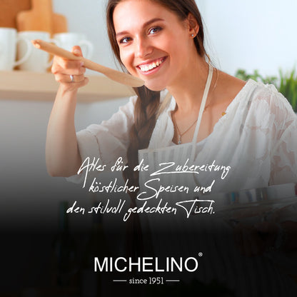MICHELINO Wasserkocher 1,7 Liter Weiß – Edelstahl mit Temperaturwahl & LED-Display – Ansicht 7