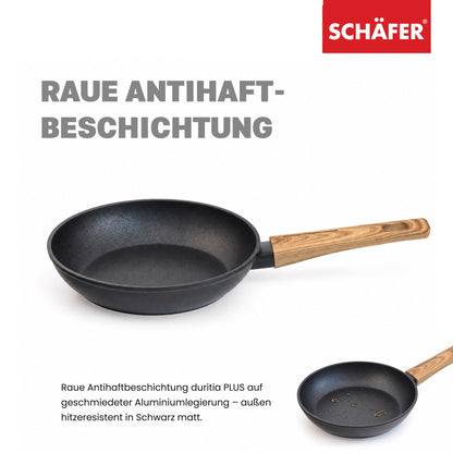 SCHÄFER Bratpfanne Ø 20 cm Maple Wood – Antihaftbeschichtung, induktionsgeeignet – Ansicht 3