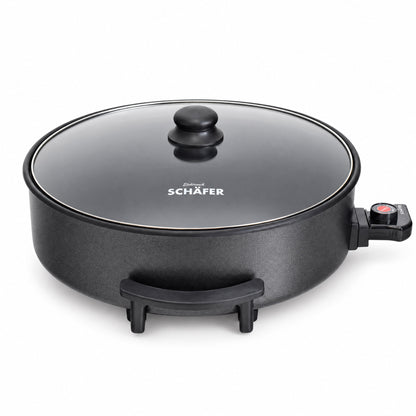 SCHÄFER Multipfanne Ø 42 cm Antihaftbeschichtung 9 cm tief 1500 Watt
