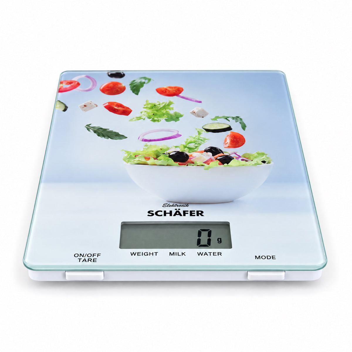 SCHÄFER Küchenwaage Motiv Salat bis 5 kg